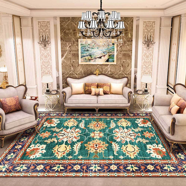 Alfombra oriental de estilo vintage